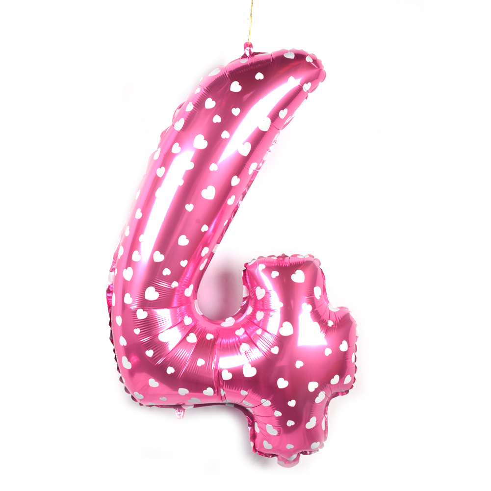 China Foil Balloons Numbers 0-9 Kids Birthday Party Decoration Number 1